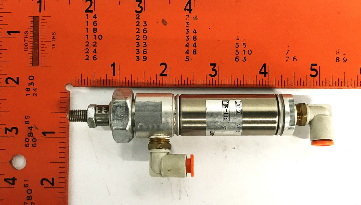 SMC Stainless Steel Pneumatic Cylinder NCDMB075-0050 [Lot of 2] NOS