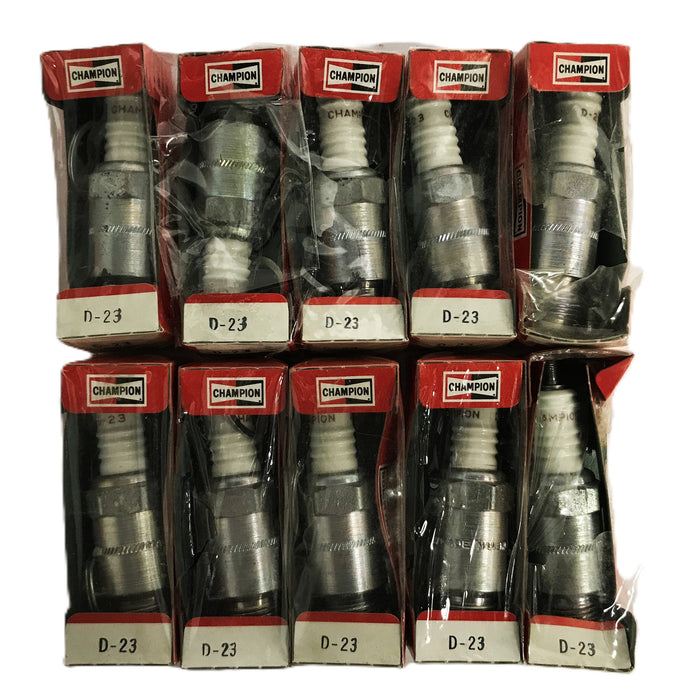 Champion Spark Plug D-23 (Gp. 10) [Lot of 10] NOS