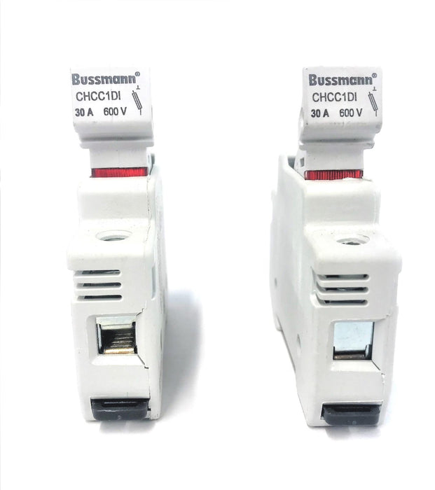 Bussmann 30A 600V Fuse Holder CHCC1DI [Lot of 2] USED