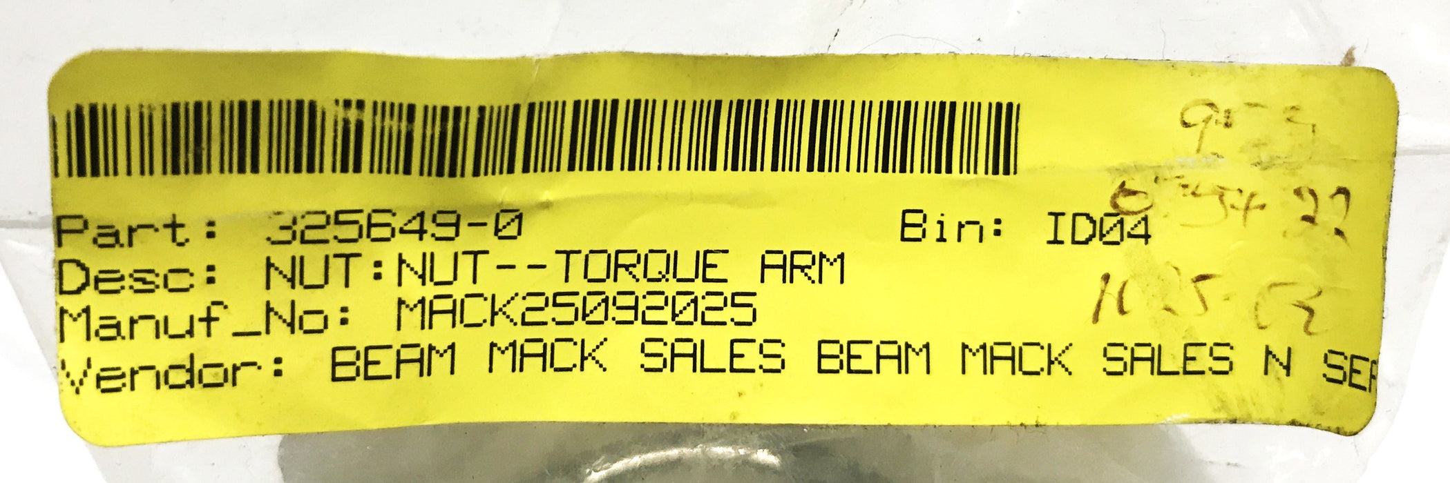 Mack Truck Lock Nut 25092025 NOS