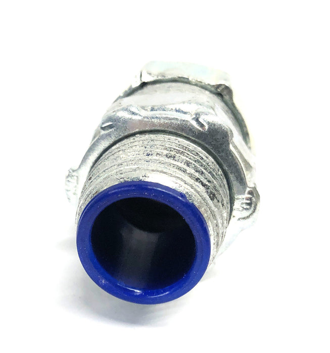 Thomas Betts 3/8 Inch Metallic Zinc Electroplate Connector 5331 [Lot of 5] NOS