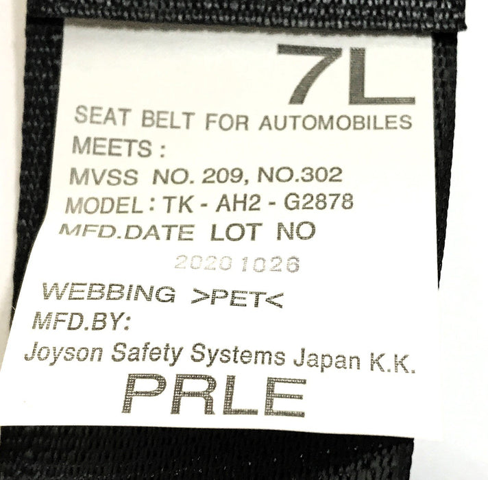 Nissan Joyson Belt Assy-Tongue Pretensioner Front LH TK-AH2-G2878 NOS - GTS SPECIAL LOCAL PICKUP ONLY