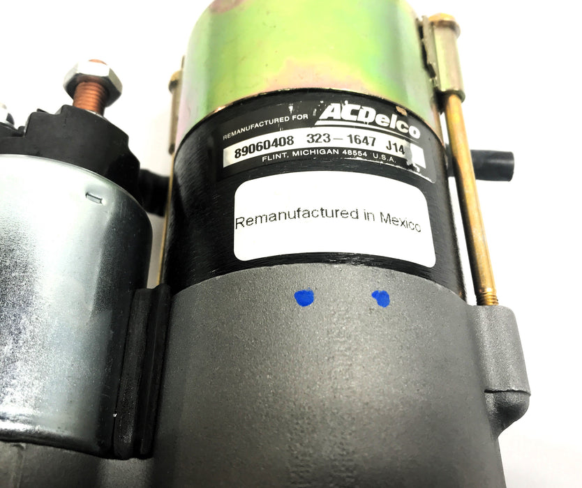 ACDelco Starter Motor 323-1647 (89060408) REMANUFACTURED
