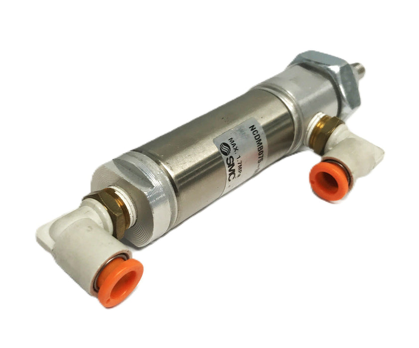 SMC Stainless Steel Pneumatic Cylinder NCDMB075-0050 [Lot of 2] NOS