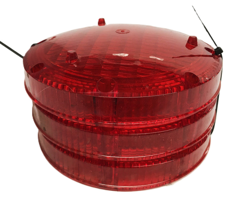Weldon Red Warning Light Lens W1004R [Lot of 3] NOS
