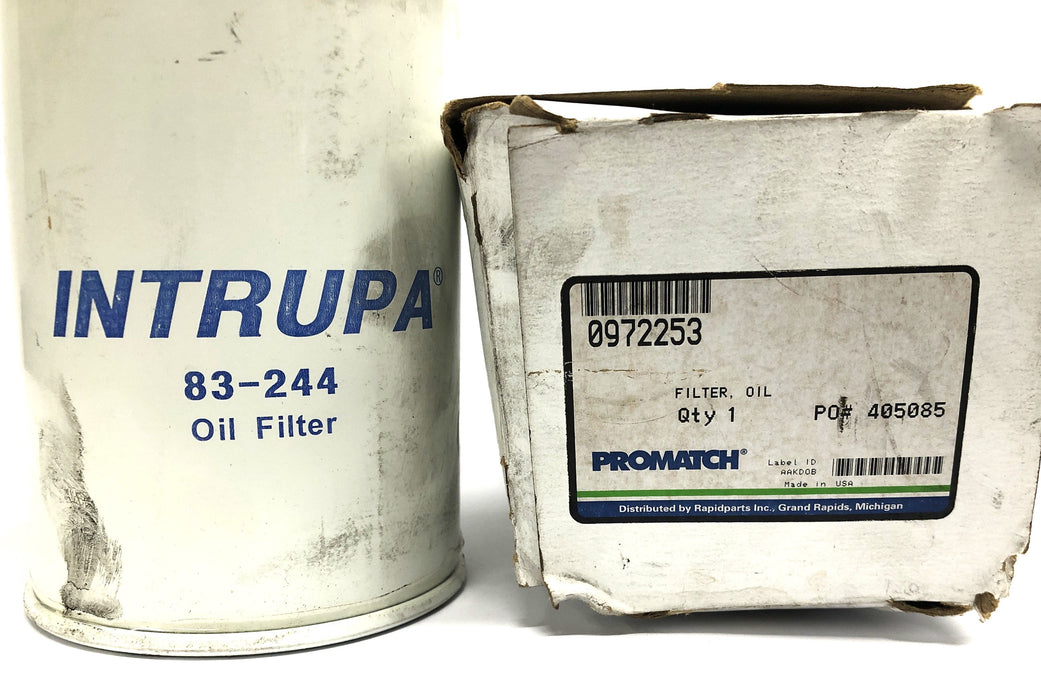 ProMatch/Intrupa Oil Filter 83-244 (0972253) NOS