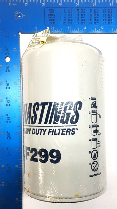 Hastings Heavy Duty Oil Filters LF299 [Lot of 2] NOS
