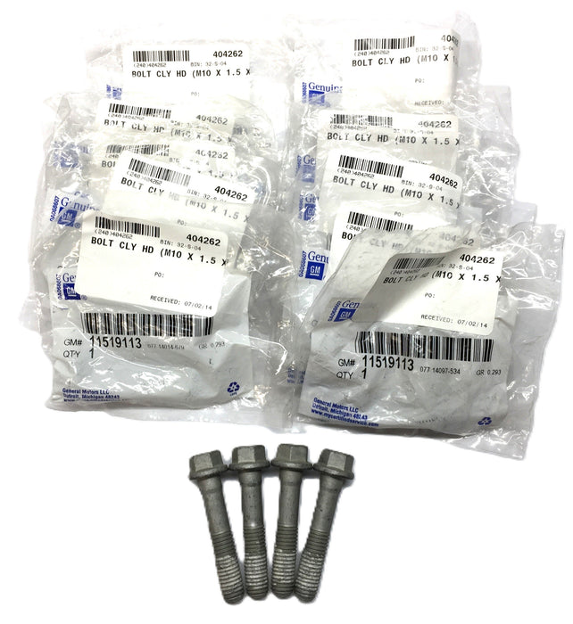 General Motors M10x1.5x52mm Engine Cylinder Head Bolt 11519113 [Lot of 14] NOS