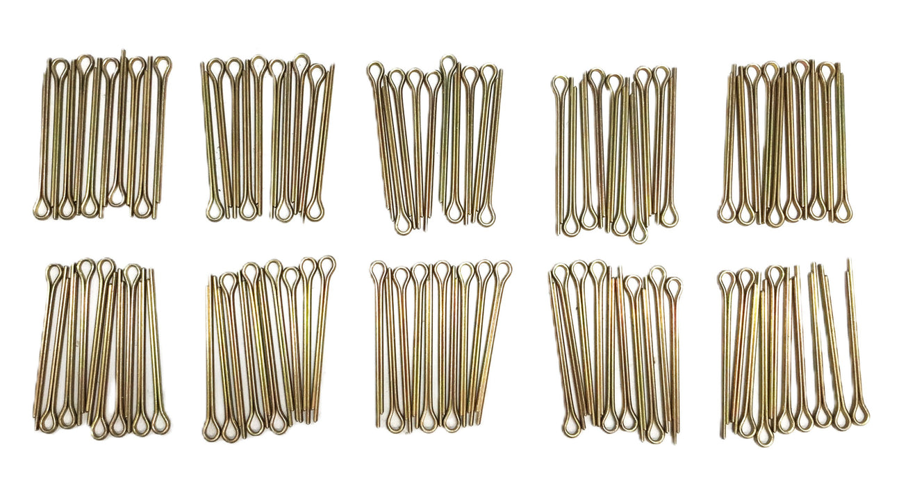 Unbranded Steel Alloy Straight Cotter Pin [Lot of 100] NOS