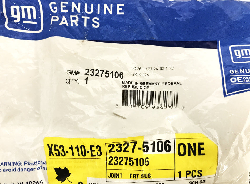 GM Front Suspension Strut Yoke Lower Ball Joint 23275106 NOS