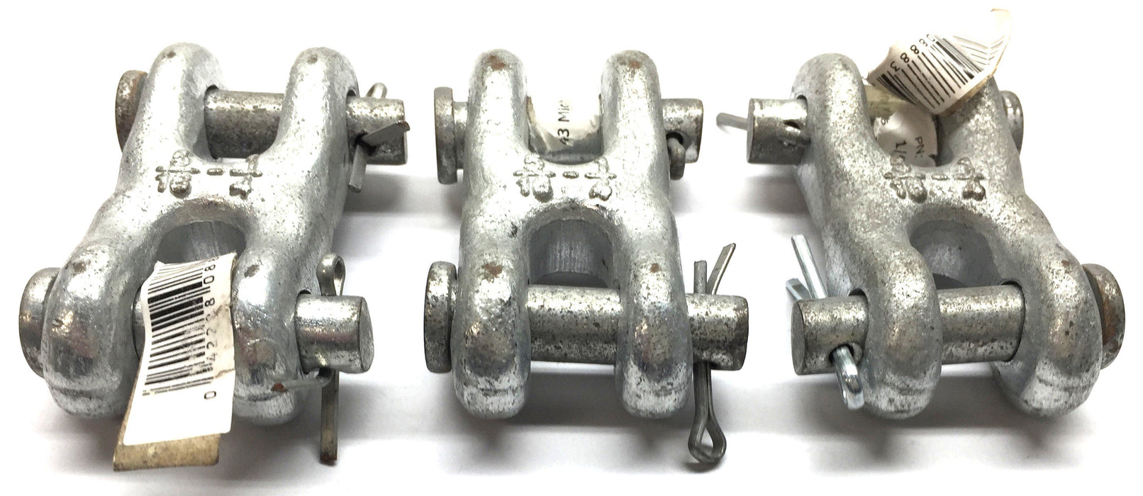 Peerless 5/16" - 1/4" Double-Ended Clevis Link 8027235 [Lot of 3] NOS
