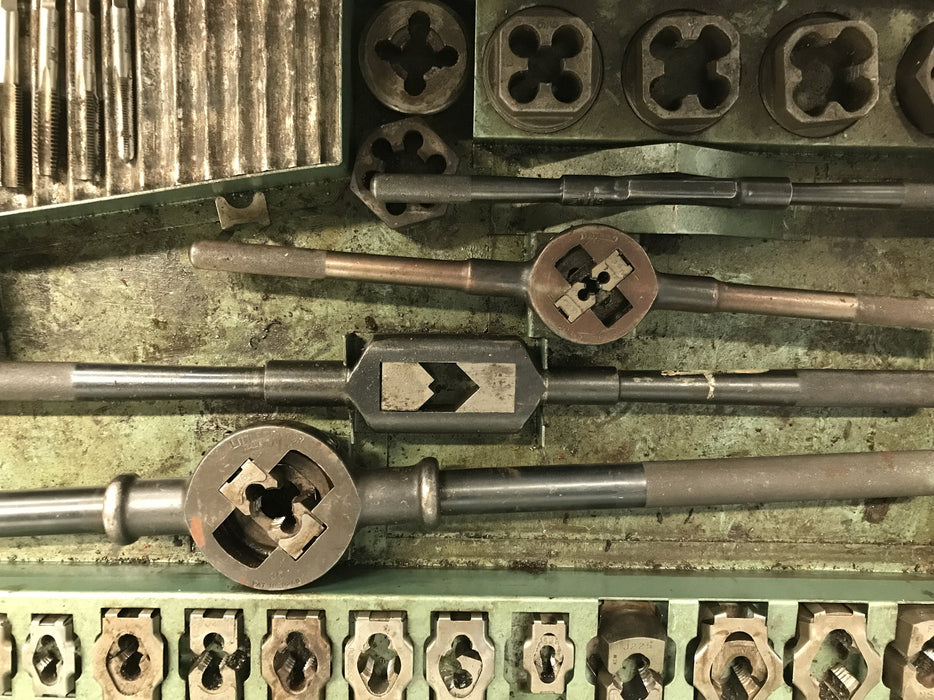 Greenfield Little Giant Tap & Die Set No. 3312 (Partial Set) USED