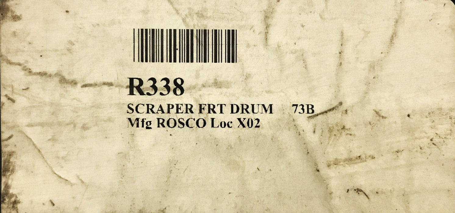 Rosco Asphalt Roller Front Drum Scraper R338SRL NOS