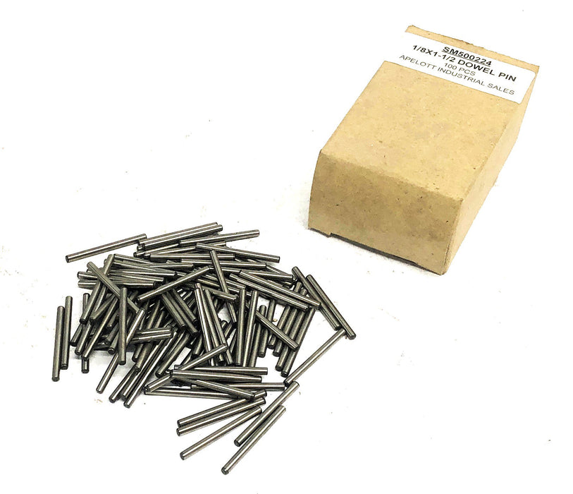 Apelott Pull Dowel Pin 1/8x1-1/2 [Lot of 80] NOS