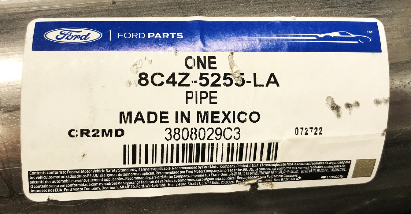 Ford 25 inch x 4 inch Exhaust Pipe Assembly NOS