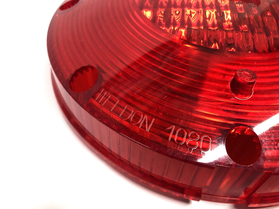 Weldon 7 Inch Red Turn Signal Lens Assembly 1080 [Lot of 2] NOS - GTS SPECIAL