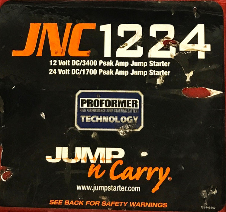 Jump-N-Carry 12/24 Volt Jump Starter JNC1224 USED