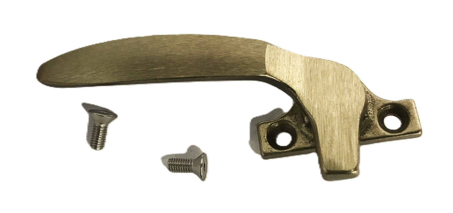 Global Polished Brass 2-Hole Left Cam Handle CS353411 NOS