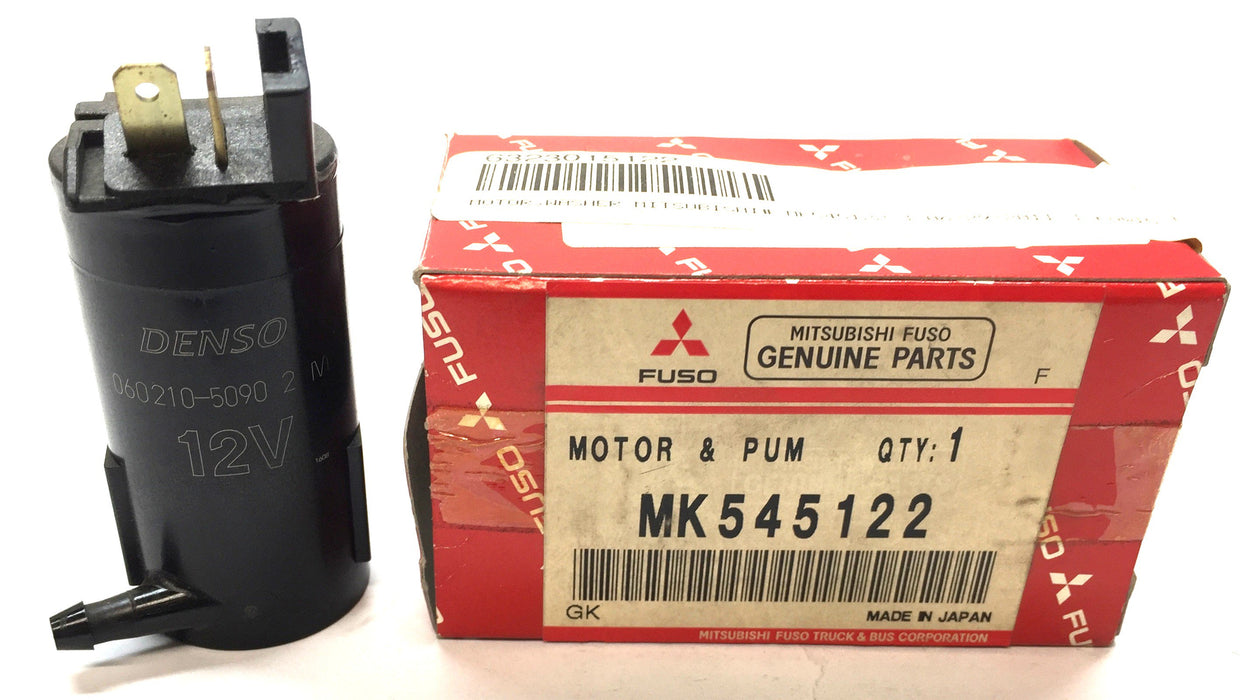Mitsubishi Fuso Denso Windshield Pump Motor MK545122 (060210-5090) NOS