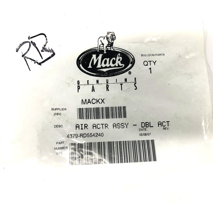 Mack Air Actuator Assembly 4379-RD554240 NOS