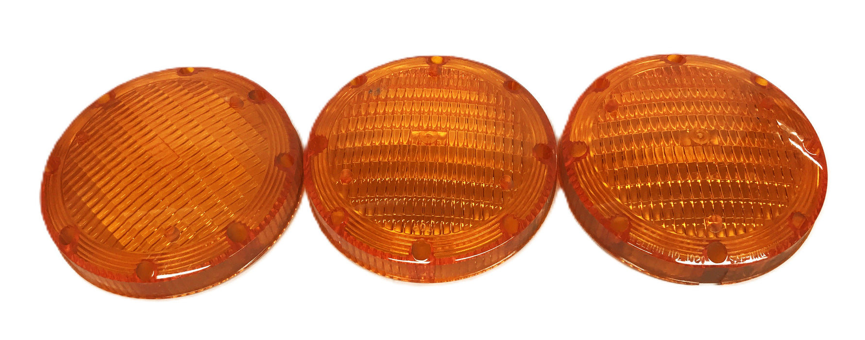 Weldon Amber Warning Light Lens W1004A [Lot of 3] NOS