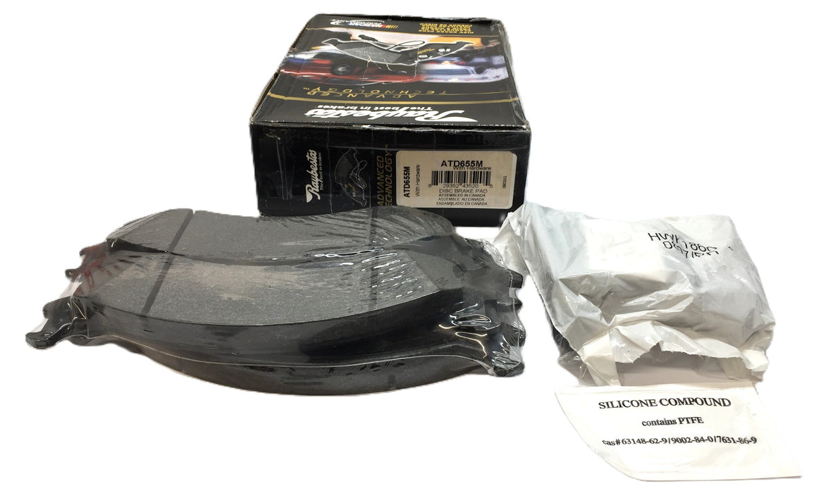 Raybestos Disc Brake Pad Set w/Hardware ATD655M NOS
