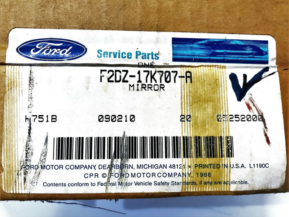 Ford OEM Right Passenger Replacement Mirror F2DZ-17K707-A NOS