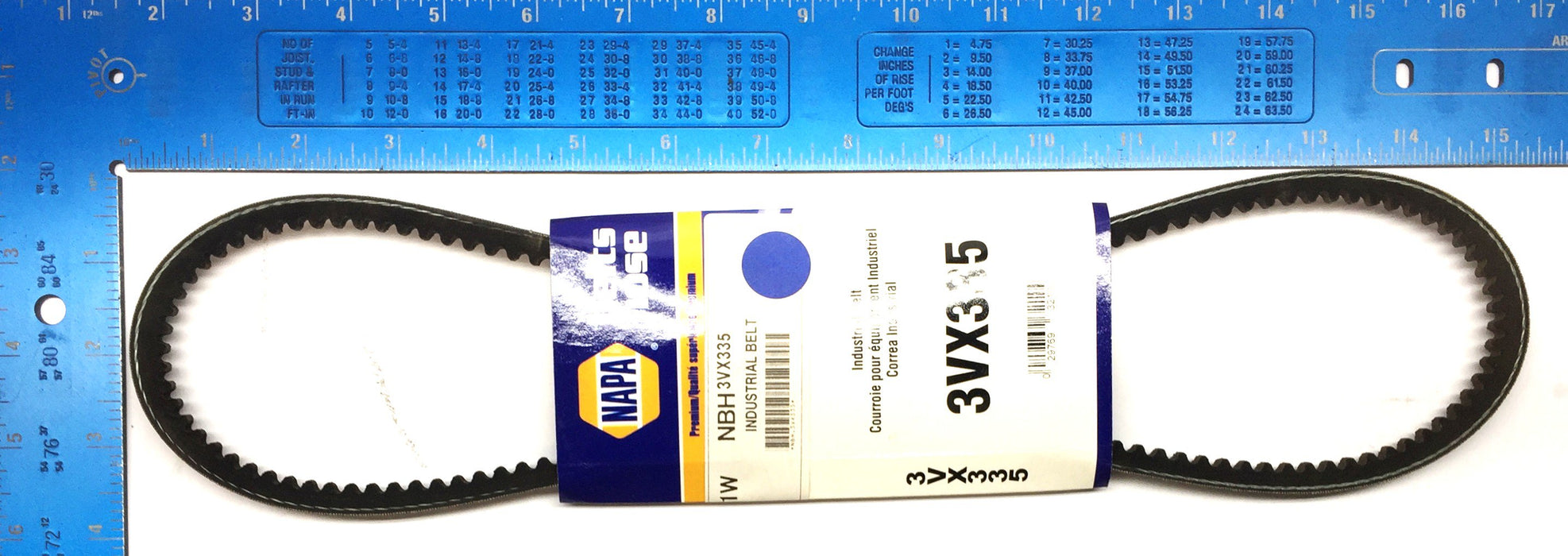 Napa Industrial V-Belt 3VX335 [Lot of 3] NOS