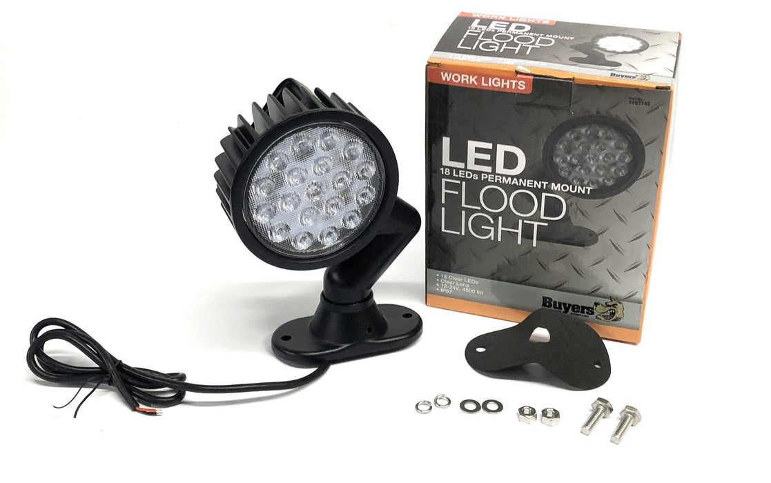 Buyers 18 LEDs Permanent Mount Flood Light 1492145 NOS