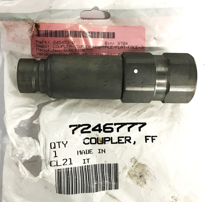 Bobcat Flat Face Coupler (Skid Steer Loader) 7246777 NOS