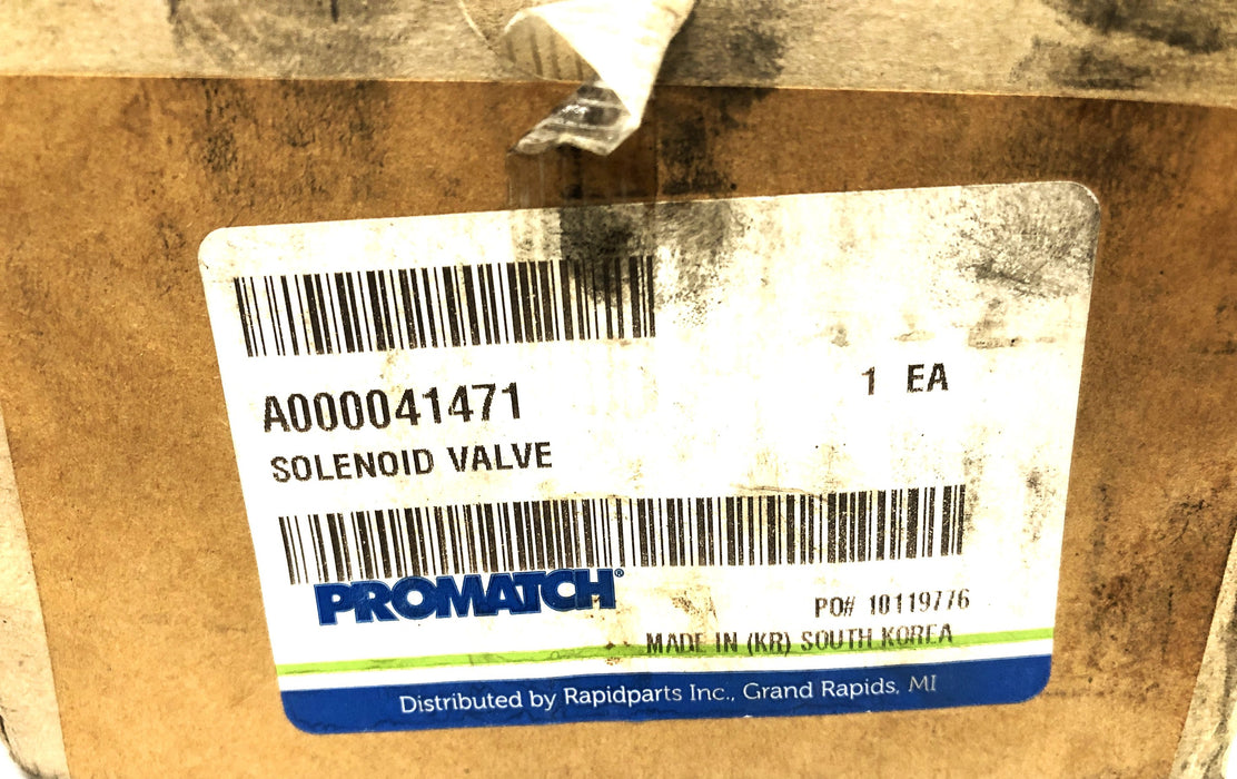 ProMatch 12VDC Solenoid Valve For CAT A000041471 NOS