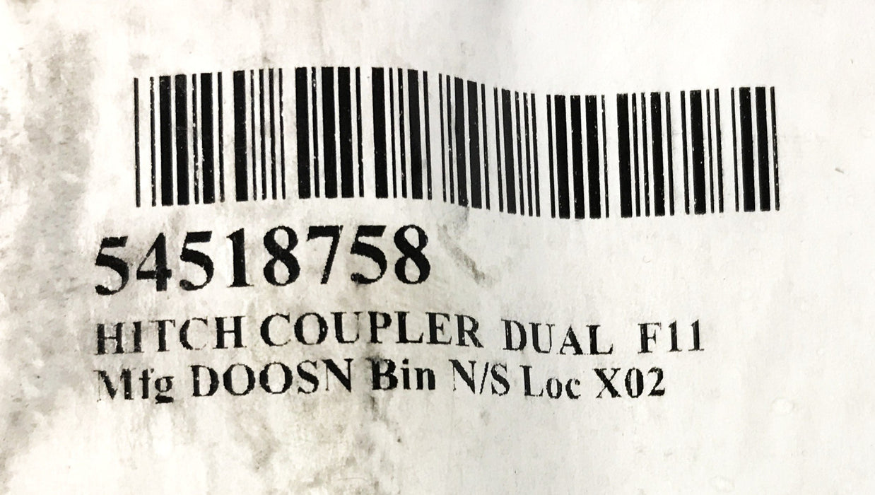 Doosan Duel Hitch Coupler 54518758 NOS