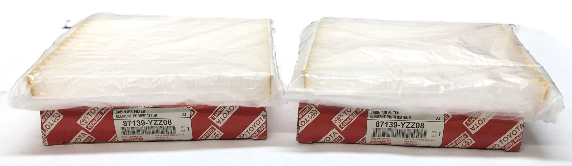 Toyota Cabin Air Filter 87139-YZZ08 [Lot of 2] NOS