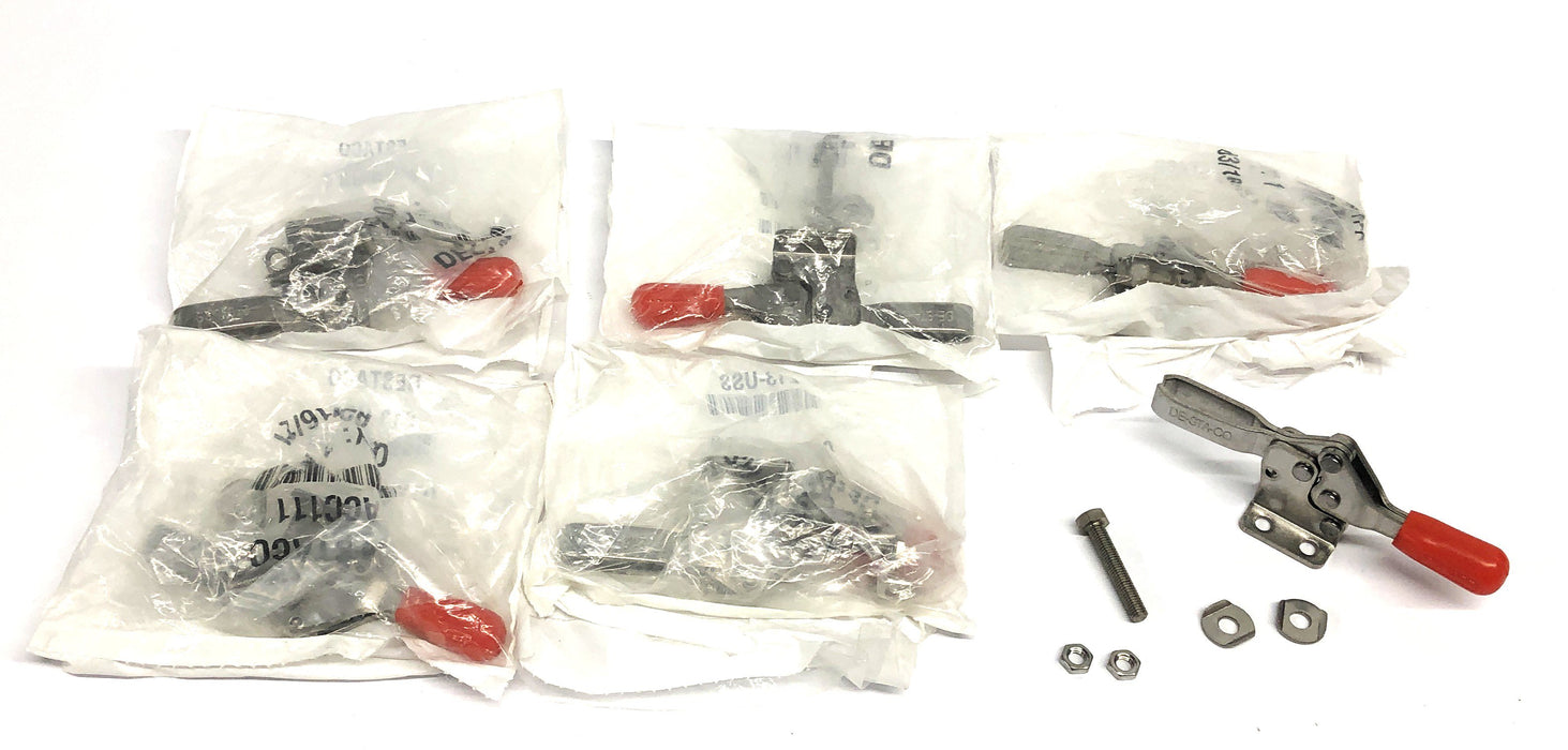 Destaco Horizontal Handle Hold Down Clamp 213-USS [Lot of 6] NOS