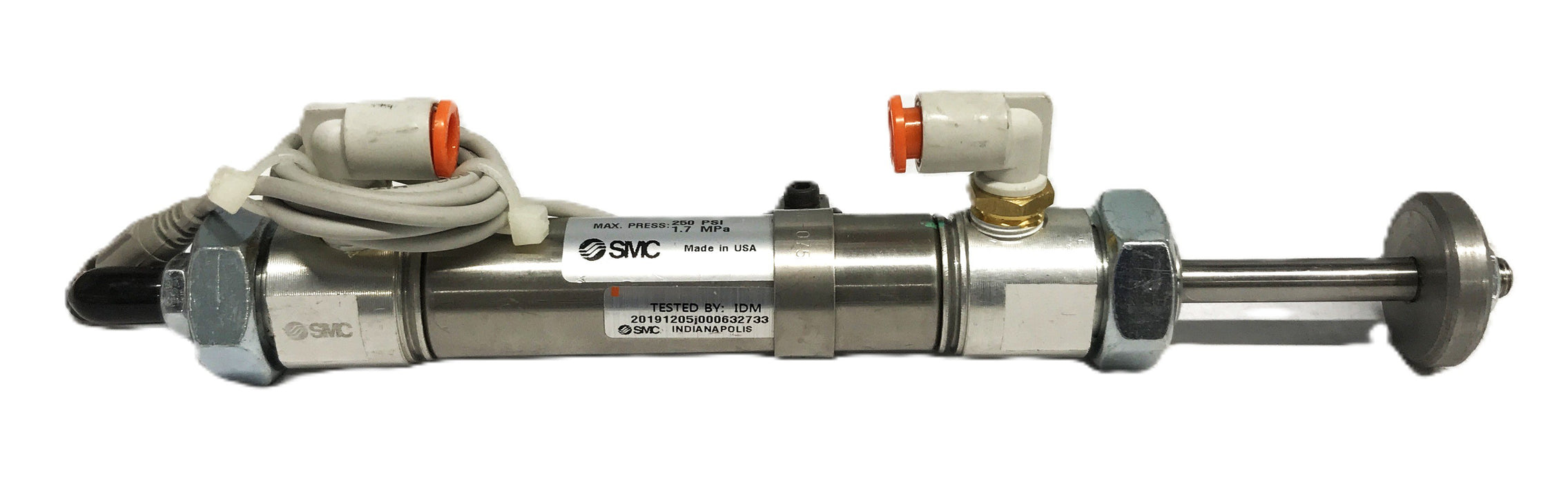 SMC Pneumatic Cylinder with Plug-in Sensor NCDMW075-0150 NOS