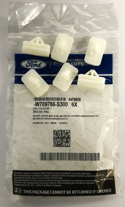 Ford Panel Air Vent Clip W709766-S300 [Lot of 6] NOS