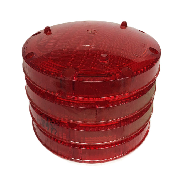 Weldon Red Warning Light Lens W1004R [Lot of 4] NOS