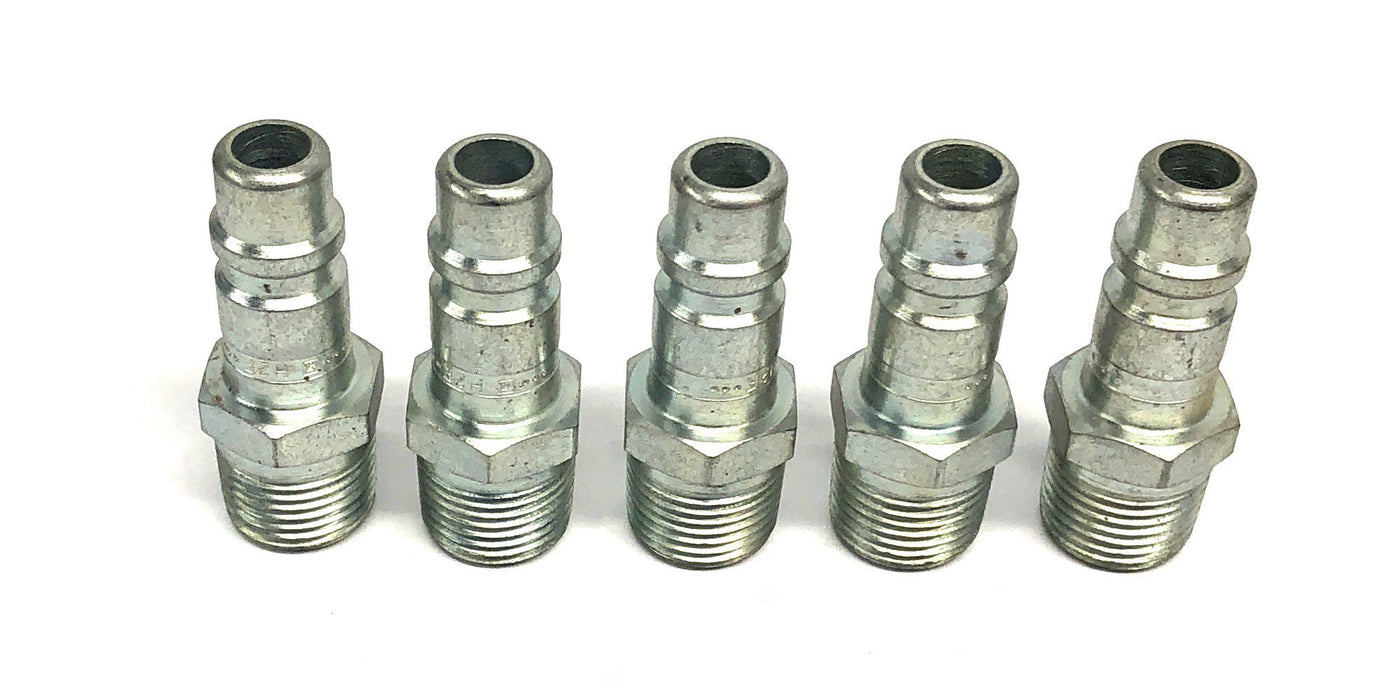Parker 3/8 Inch 12 Inch NPT Quick Connect Fitting H2F [Lot of 5] NOS