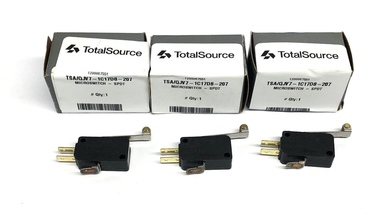 Total Source Microswitch V7-1C17D8-207 [Lot of 3] NOS
