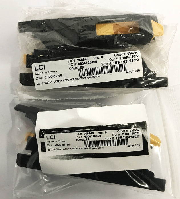LCI Chrysler Left and right Window Latch Set THSP-68022 [Lot of 2] NOS