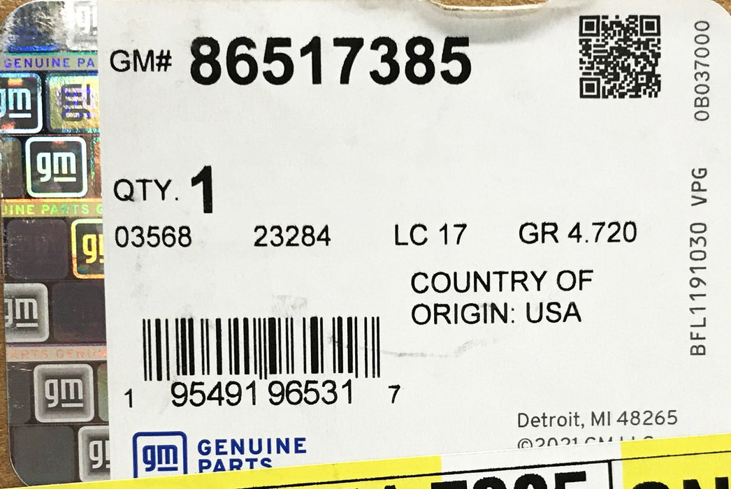 GM Anti-Lock Brake Control Module (with Hardware) 86517385 NOS