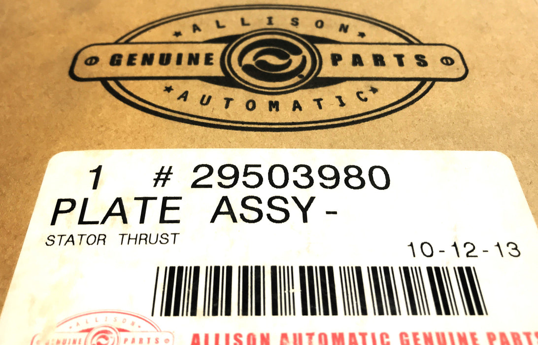 Allison Transmission Plate Assembly Stator Thrust 29503980 NOS