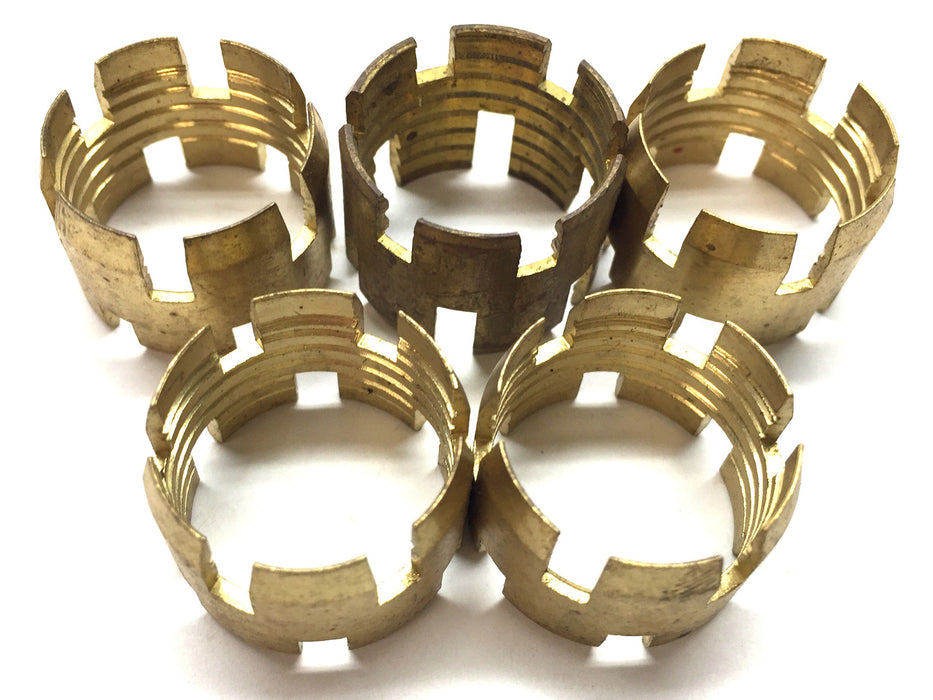 Eaton Weatherhead 3/8" Brass Air Brake Fitting 33806A [Lot of 5] NOS