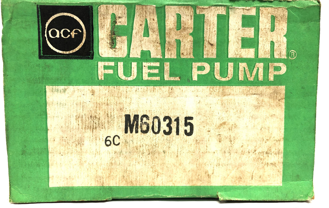 Carter Fuel Pump M60315 NOS