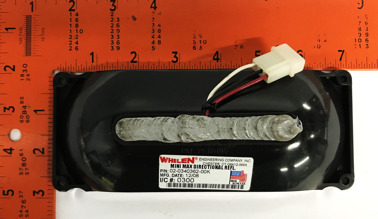 Whelen Directional Strobe with Reflector 02-0340362-00K NOS - GTS SPECIAL
