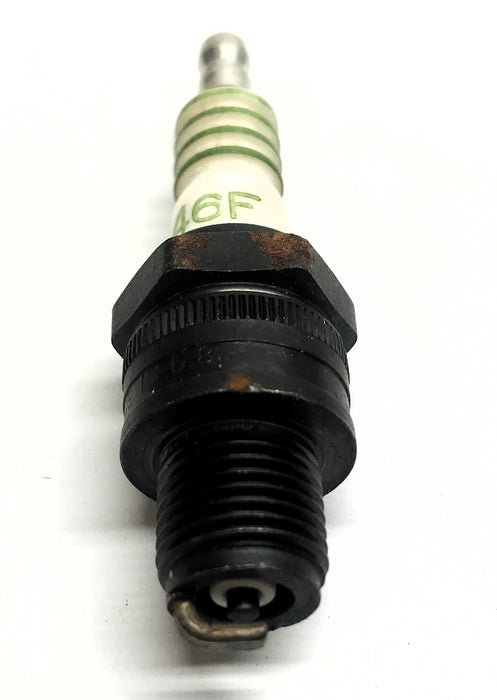 AC Green Striped Spark Plug 46F [Lot of 2] Vintage NOS