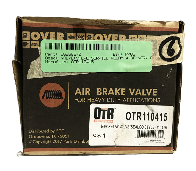 OTR Air Brake Valve OTR110415 NOS