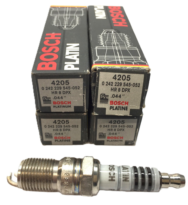 Bosch Platinum 0.44" Spark Plug 4205 [Lot of 4] NOS