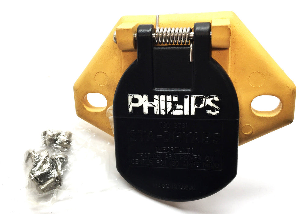 Phillips 7-Way ISO Socket 16-822 [Lot of 2] NOS
