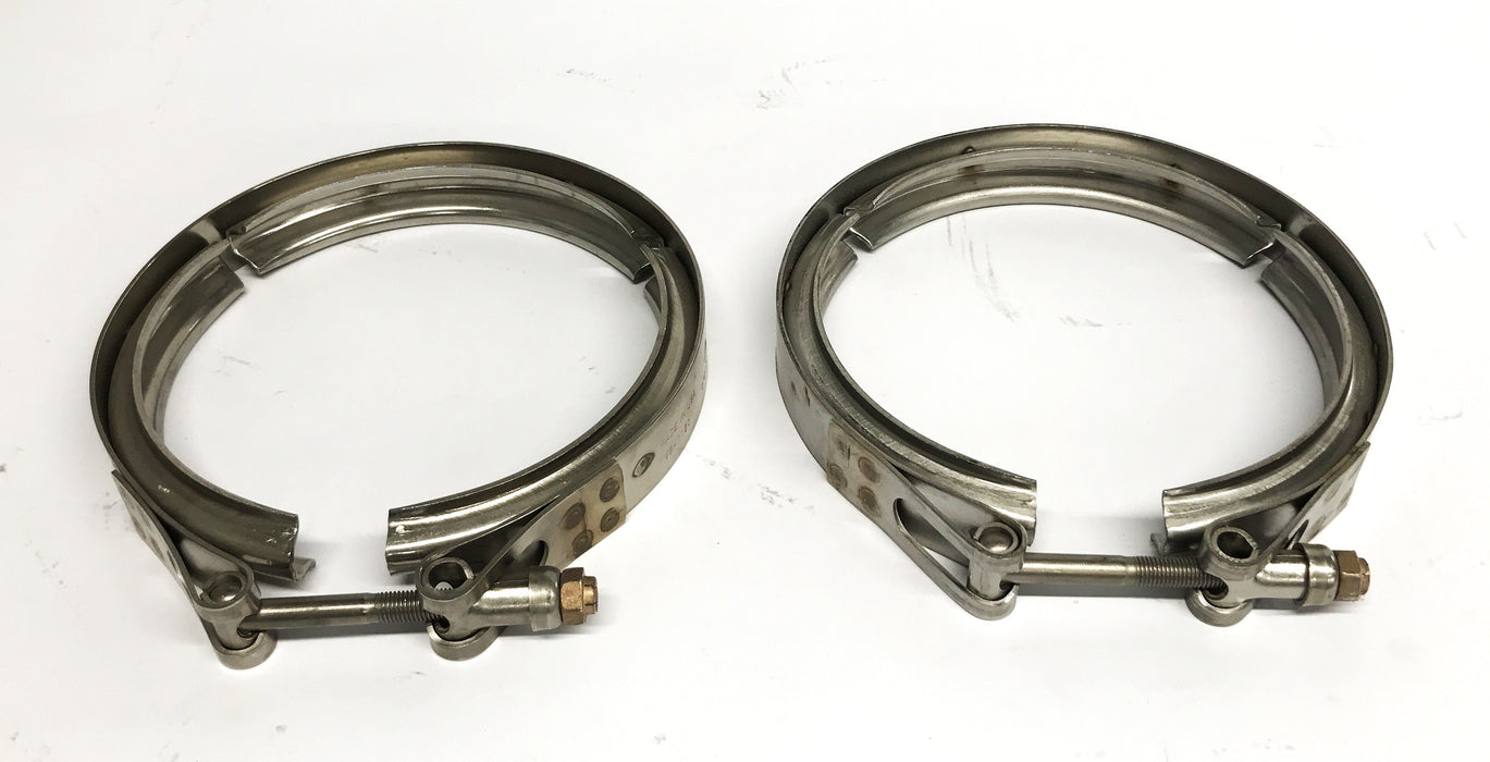 Clampco/Roadwarrior 6 inch V-Band Clamp 9988E-0650 [Lot of 2] NOS